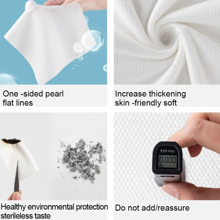Disposable Facial Towels Thickened Pearl Pattern Wet Dry Dual Use — view 4