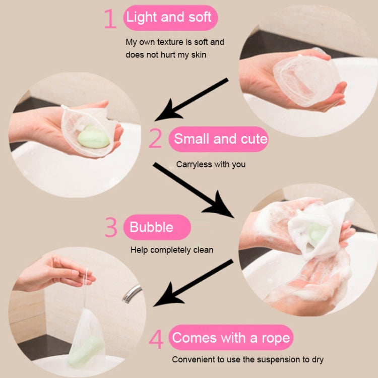 Facial Wash Foaming Net Small Foam Net Soap Foaming Net — view 7