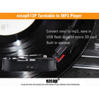 Mini Vinyl Record Player with Turntable to MP3 Converter, Ezcap 613P
