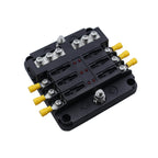 CP-4040 6 Way Fuse Block with 12pcs Fuses and 12pcs Terminals