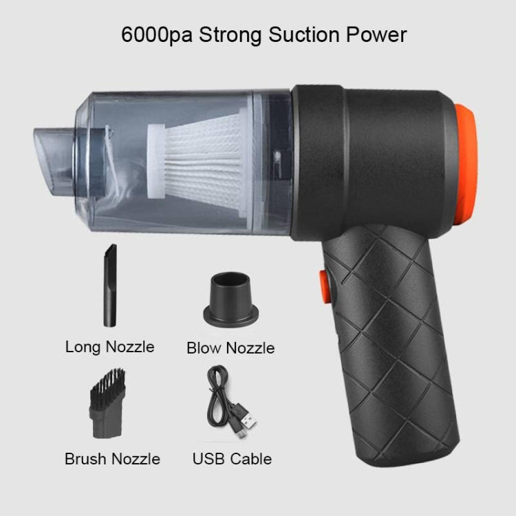 YT-M2037 6000Pa Dual Purpose Car Cordless Vacuum Cleaner