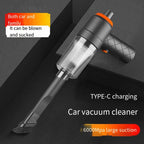 YT-M2037 6000Pa Dual Purpose Car Cordless Vacuum Cleaner