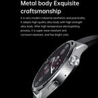 HDT MAX 1.60 inch Black Dial Leather Band IP68 Waterproof Smart Watch Support Bluetooth Call