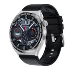 HDT MAX 1.60 inch Silver Dial Silicone Band IP68 Waterproof Smart Watch Support Bluetooth Call
