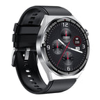 HDT MAX 1.60 inch Silver Dial Silicone Band IP68 Waterproof Smart Watch Support Bluetooth Call — Silver Dial Silicone Band