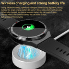 1.3 inch Bamboo Steel Band IP68 Waterproof Smart Watch Support Bluetooth Call