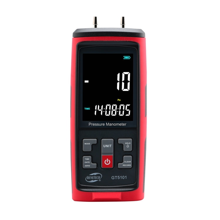 BENETECH GT5101 LCD Display Differential Pressure Meter — 40KPa