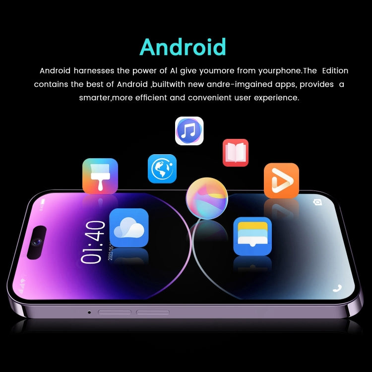 i15 Pro Max / U18, 6.53 inch Screen, Face Identification, Android 9.1 SC7731E Quad Core, Network: 3G, Dual SIM