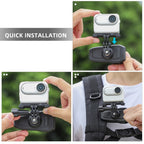 Sunnylife 360 Degree Rotation Swivel Backpack Clip Magnetic Suction Action Camera Mount