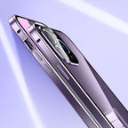 Magnetic Double-buckle HD Tempered Glass Phone Case