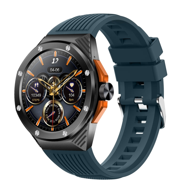 HT8 1.46 inch Round Screen Bluetooth Smart Watch, Support Health Monitoring & 100+ Sports Modes & Alipay — Orange