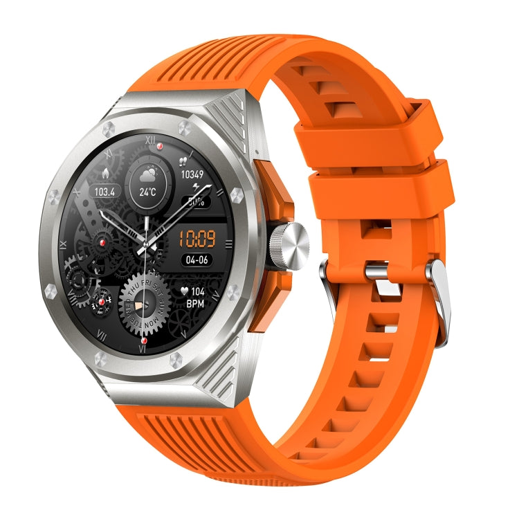 HT8 1.46 inch Round Screen Bluetooth Smart Watch, Support Health Monitoring & 100+ Sports Modes & Alipay — Grey