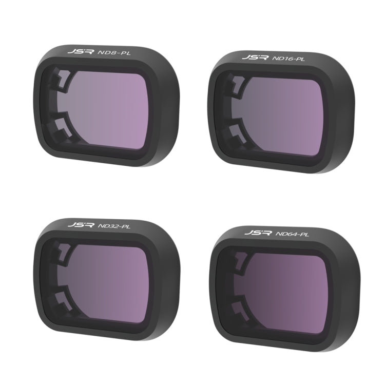 For DJI Mini 4 Pro JSR KB Series Drone Camera Lens Filter — 3 in 1 ND16 ND64 ND256