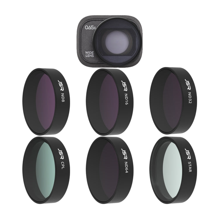 For DJI Mini 4 Pro JSR KB Series Drone Camera Lens Filter — 6 in 1 UV CPL ND8/16/32/64