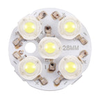 5W 5 LEDs Module Lamp Ceiling Lighting Source 28mm, DC15V