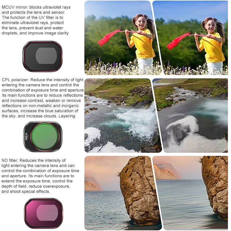 For DJI Mini 4 Pro STARTRC Drone Lens Filter — view 3