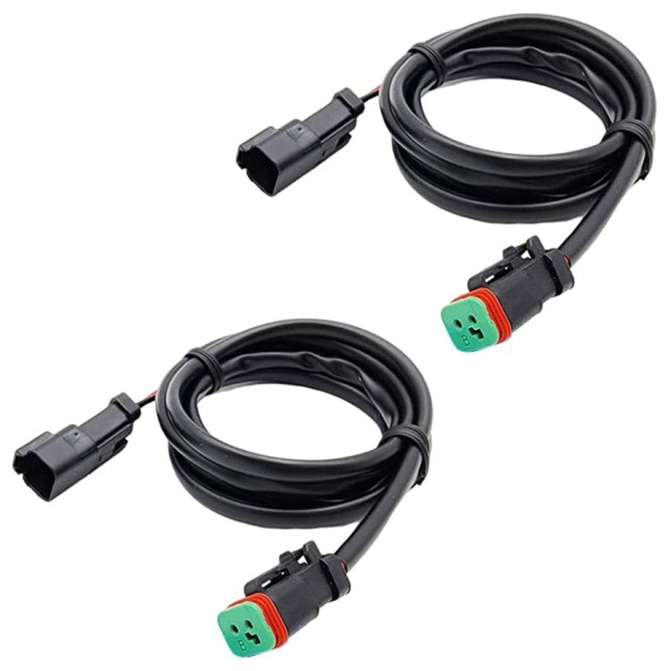 2pcs IP67 Waterproof DT Female Connector Socket Adapter — 4 in 1
