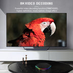 T95Z Plus 8K WiFi6 Android 12.0 Smart TV Box with Remote Control, Allwinner H618 Quad-Core