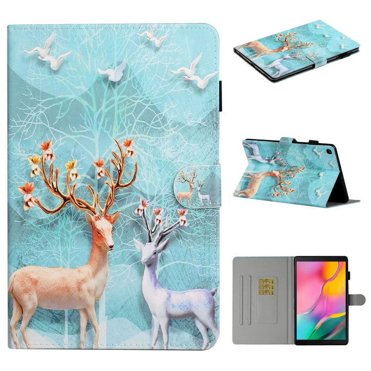 Colored Drawing Pattern Horizontal Flip PU Leather Case with Holder & Card Slot — view 17