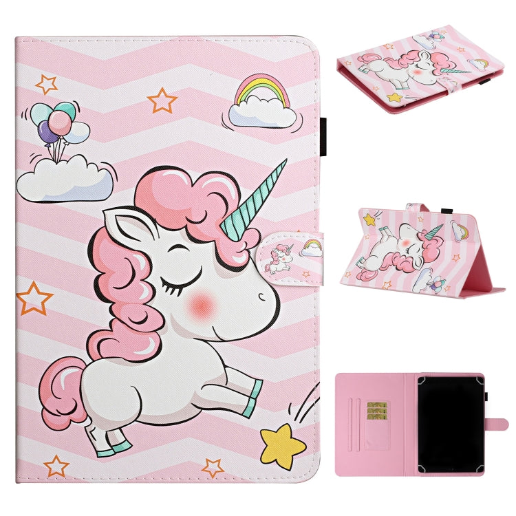 Colored Drawing Pattern Horizontal Flip PU Leather Case with Holder & Card Slot — view 35