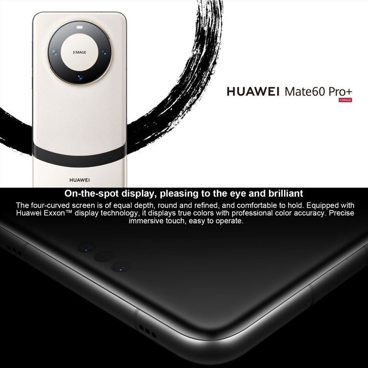 HUAWEI Mate 60 Pro+, Screen Fingerprint Identification, 6.82 inch HarmonyOS 4.0 Kirin 9000S Octa Core up to 2.62GHz, NFC, OTG, Not Support Google Play