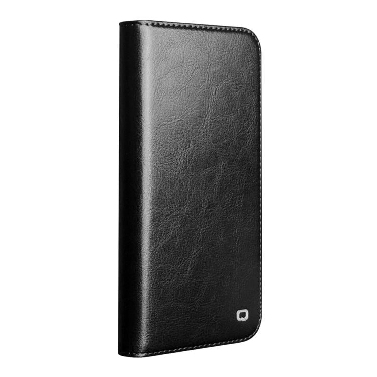 QIALINO Classic Genuine Leather Phone Case — For iPhone 18 Pro / 17 Pro