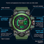 SANDA 3132 Men Multifunctional Waterproof Luminous Sports Watch — view 8