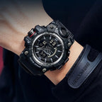 SANDA 3132 Men Multifunctional Waterproof Luminous Sports Watch — view 13