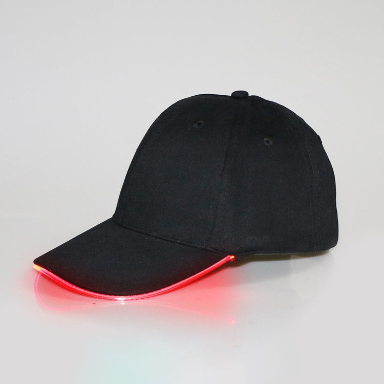 LED Luminous Baseball Cap Male Outdoor Fluorescent Sunhat, Style: Rechargeable