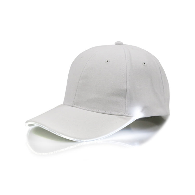 LED Luminous Baseball Cap Male Outdoor Fluorescent Sunhat, Style: Battery — view 19