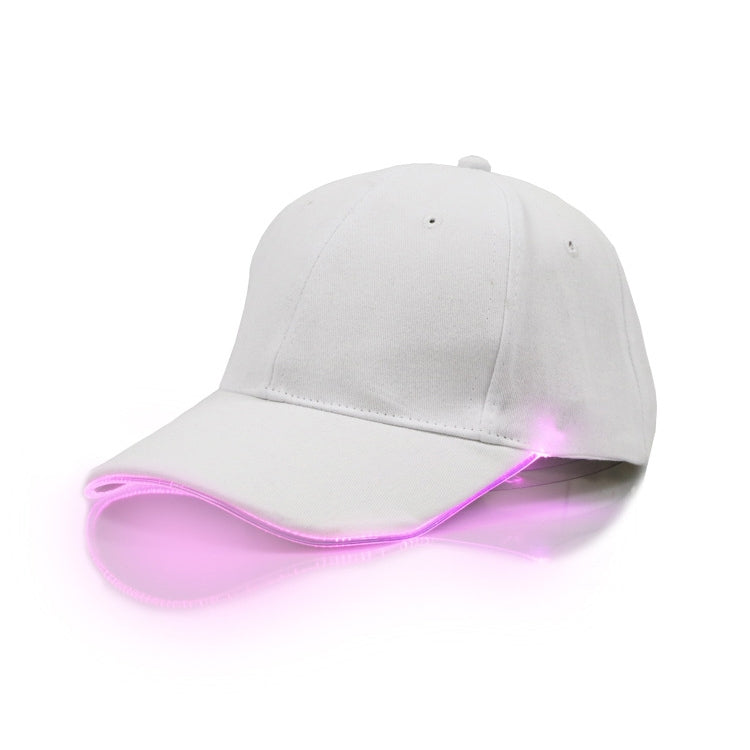 LED Luminous Baseball Cap Male Outdoor Fluorescent Sunhat, Style: Battery — view 20