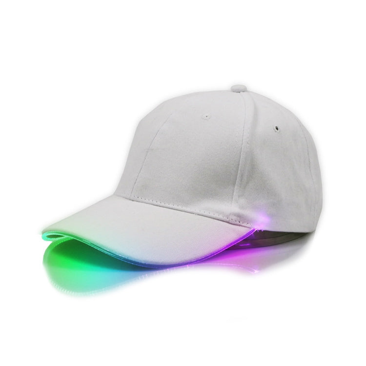 LED Luminous Baseball Cap Male Outdoor Fluorescent Sunhat, Style: Battery — view 21