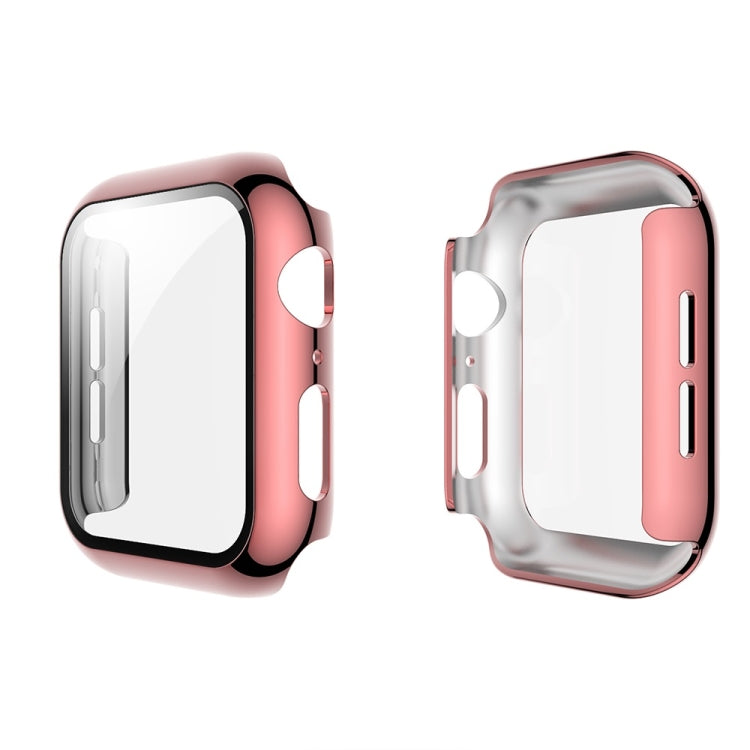 Electroplated PC Case + Tempered Film Integrated Protective Cover — Silver