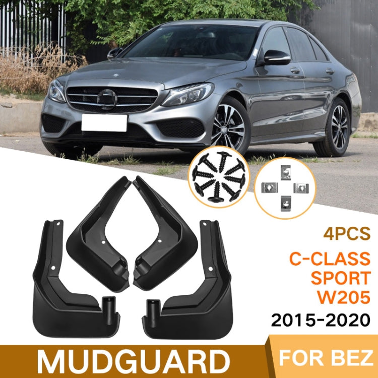 4pcs/Set Car Auto Soft Plastic Splash Flaps Fender Guard