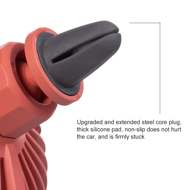 F829 Portable Car Air Outlet Electric Cooling Fan with LED Light