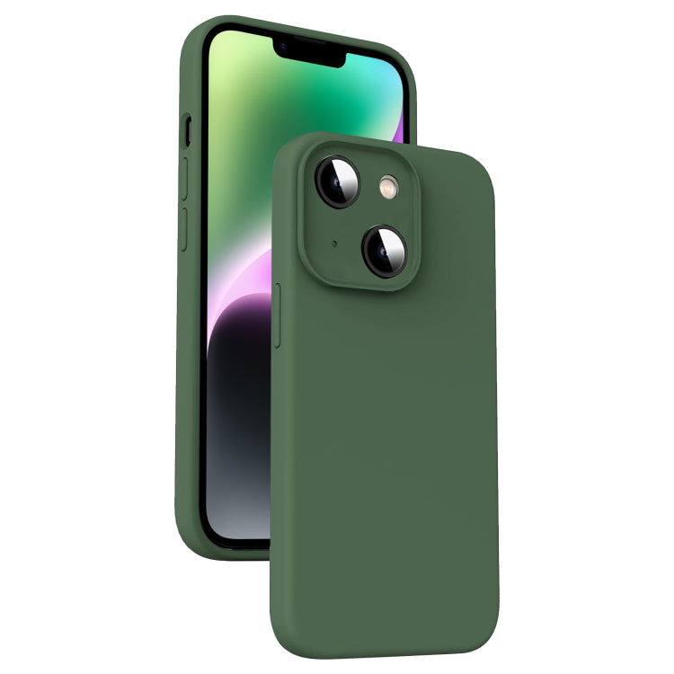 Microfiber Liquid Silicone Shockproof Phone Case