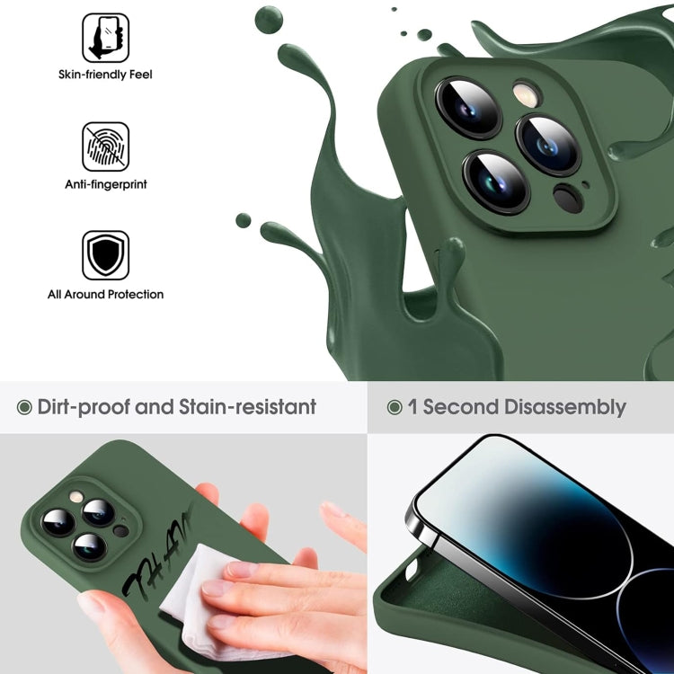 Microfiber Liquid Silicone Shockproof Phone Case