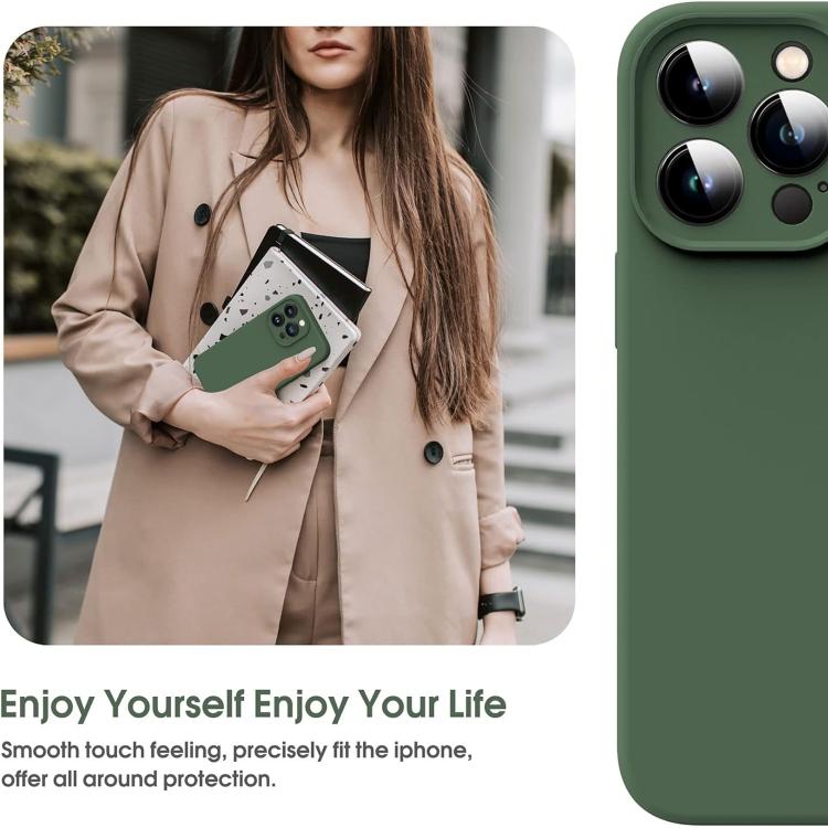 Microfiber Liquid Silicone Shockproof Phone Case