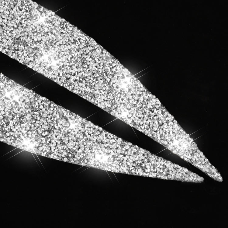 Car Lamp Eyebrow Diamond Decoration Sticker, Left and Right Drive