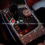Car Lamp Eyebrow Diamond Decoration Sticker, Left and Right Drive