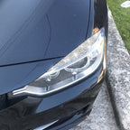 Car Lamp Eyebrow Diamond Decoration Sticker, Left and Right Drive