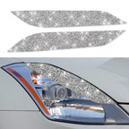 Car Lamp Eyebrow Diamond Decoration Sticker, Left and Right Drive