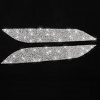 Car Lamp Eyebrow Diamond Decoration Sticker, Left and Right Drive — view 3