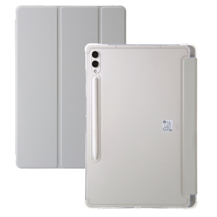 3-Fold Clear Acrylic Leather Tablet Case