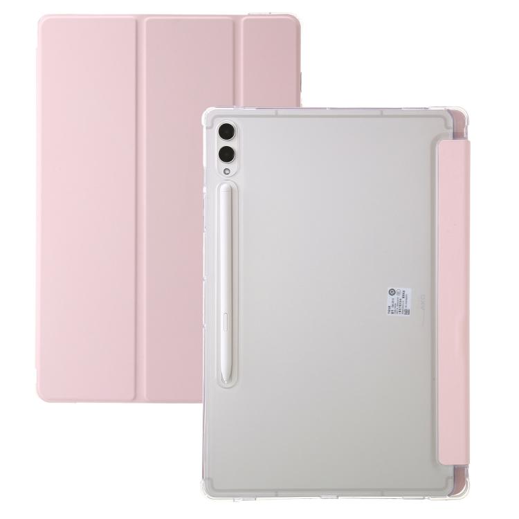 3-Fold Clear Acrylic Leather Tablet Case