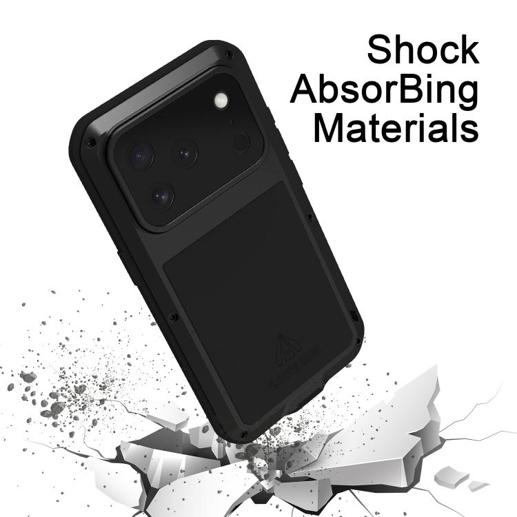 LOVE MEI Metal Shockproof Life Waterproof Dustproof Phone Case