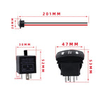 ATV UTV SXS Turn Signal Light Horn Wire Harness Kit