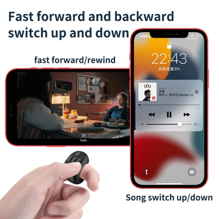 JX-05S 5-button Bluetooth Remote Control Cellphone Smart Ring Remote Control with Charging Case — view 10