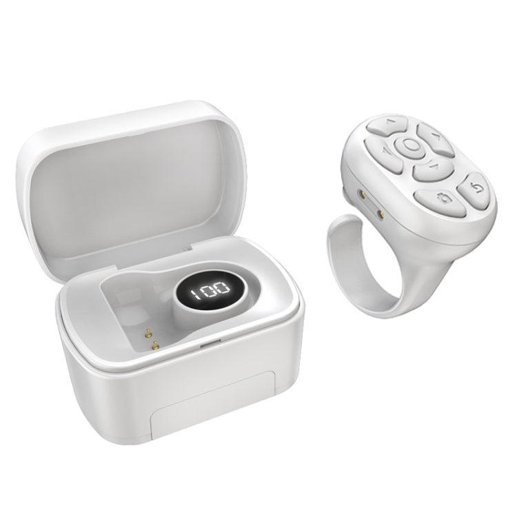 S20 Portable Smart Wireless Bluetooth Ring Remote Control with Charging Case