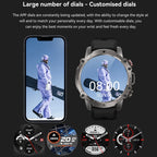 AK56 IP67 BT5.1 1.43inch Smart Watch Support Voice Call / Health Monitoring